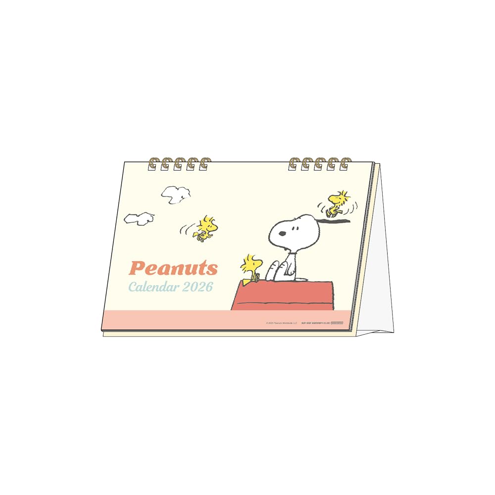 

Sunstar Stationery Snoopy 2026 Desk Calendar PEANUTS Snoopy S8521565
