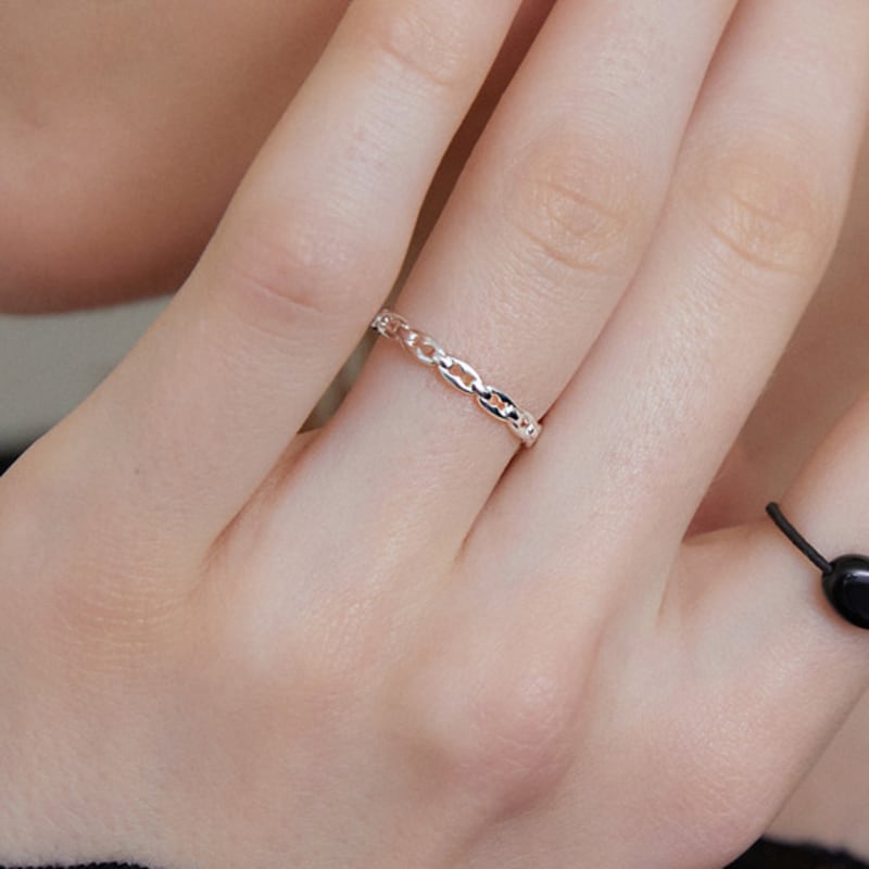 GETMEBLING [Silver 925]Chain Open Ring