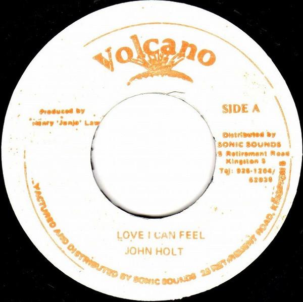 

7-дюймовая пластинка JOHN HOLT Love I Can Feel NONE Volcano Ямайка Регги Ска Даб Б/у