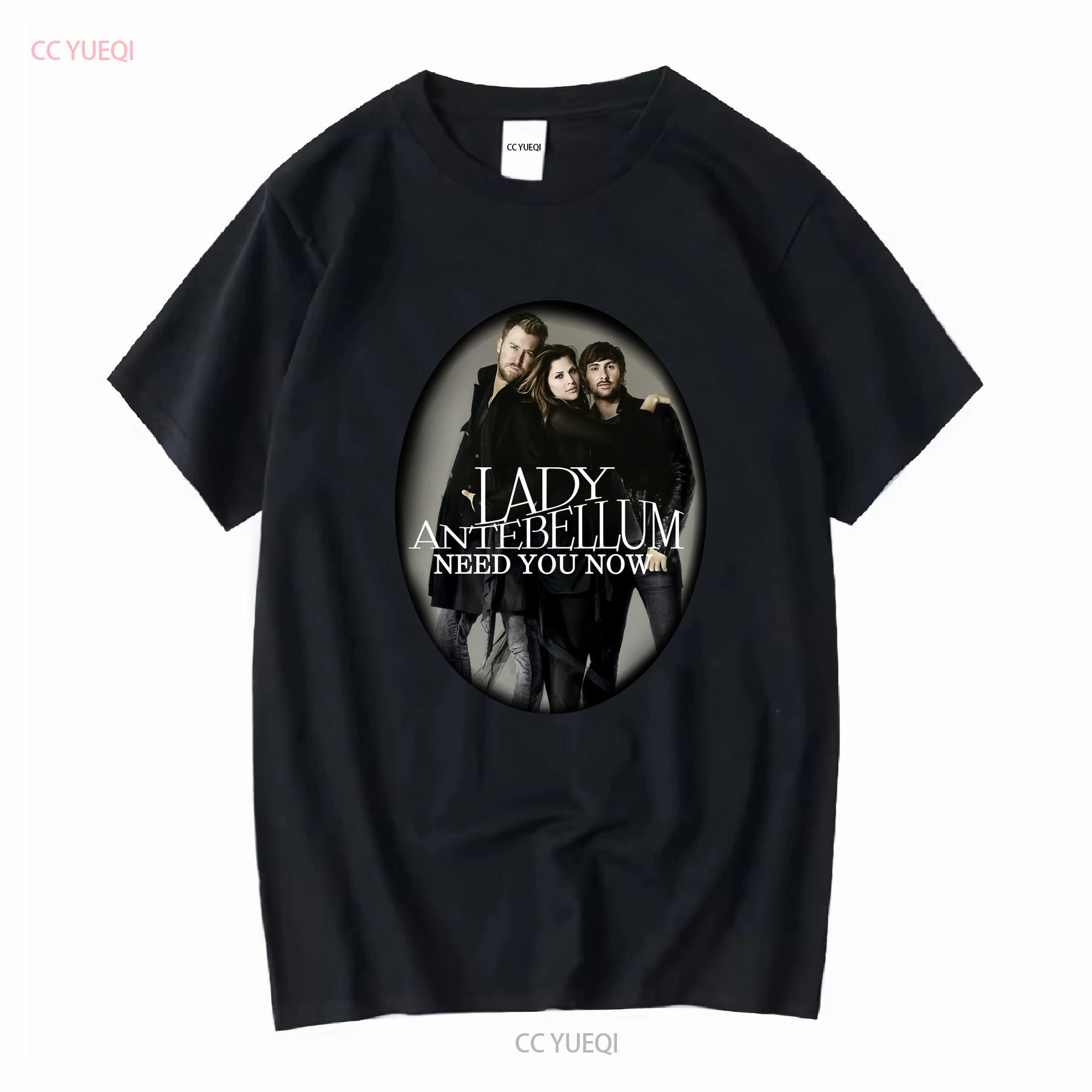 

LADY ANTEBELLUM Need You Now Concert Tour Black T Shirt sz L vintage Washed homme streetwear graphic Breathable Versatile 4XL