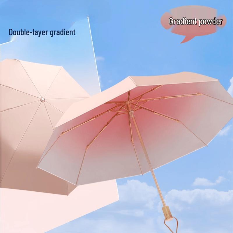 Automatic Folding UV Protection Rain and Sun Umbrella