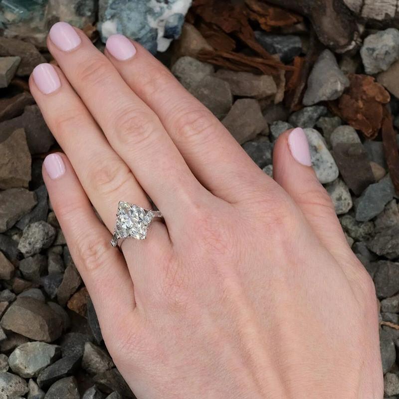 925 Sterling Silver Sparkling Horse Eye Geometric CZ Stackable Ring for Women Fine Jewelry Wedding PartyGood product