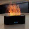 Simulated flame aromatherapy machine humidifier small ultrasonic type 160ml humidifier table aroma diffuser USB power supply