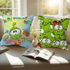 Anime O-O-Om Fun Nom Stories Maple Design Cushion Cover Happy Autumn Harvest Decor Holiday Decorati Pillow Cover