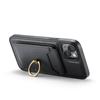 MAGKING K1 Series For iPhone 14 Magnetic Case PC+TPU+PU Phone Cover with Card Holder