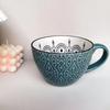 Ceramic Mugs Coffee Cup Breakfast Cereal Cute Ceramic Cup Milk Household Large Capacity Oatmeal Mug Drinkware Home Decor