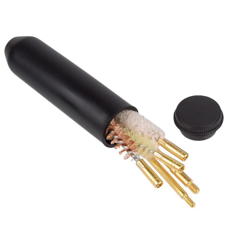 New Multipurpose 9Mm Pocket Size Pistol Professional Gun Cleaning Kit Hand Gun Hunting Rod Brush Cleaning Tools 7Pcs/Set