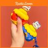 Lion Whimsical Dance Drum Silicone Keychain Playful Cute Accessory For Everyday Use