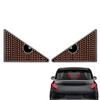 Car Triangle Eye Light Anti-Rear-Collision Lights Interactive Rearview Mirrors Lights 2 Pieces Flexible Screen Multi-Function