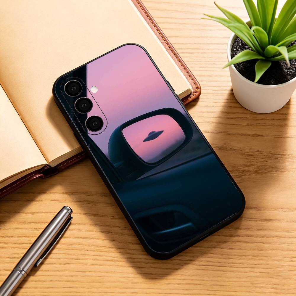 TOP SECRET UFO x-files Phone Case For Samsung Galaxy A73,A72,A71,A70,A53,A52,A51,Soft Silicone Black Cover
