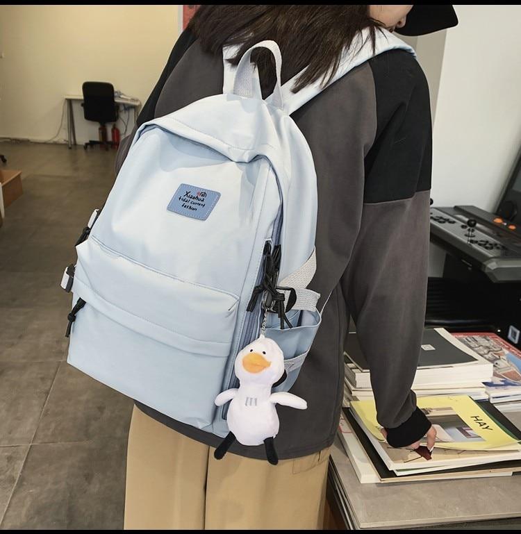 Women's Casual Backpack School Shoulder Waterproof Girls Student Zipper Backpack Women's Casual Backpack School Shoulder Waterproof Girls Student Zipper Backpack