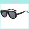 Retro Oversized Round Face Sunglasses With Uv400 Protection For Outdoor Sports And Fashion