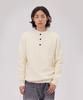 MAKEITTO Daily Viscose Henley Neck Knit_Cream