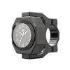 High Quality CNC Aluminum Alloy 4Color 22-28mm Adjustable Motorcycle Waterproof Luminous Handlebar Mount Clock