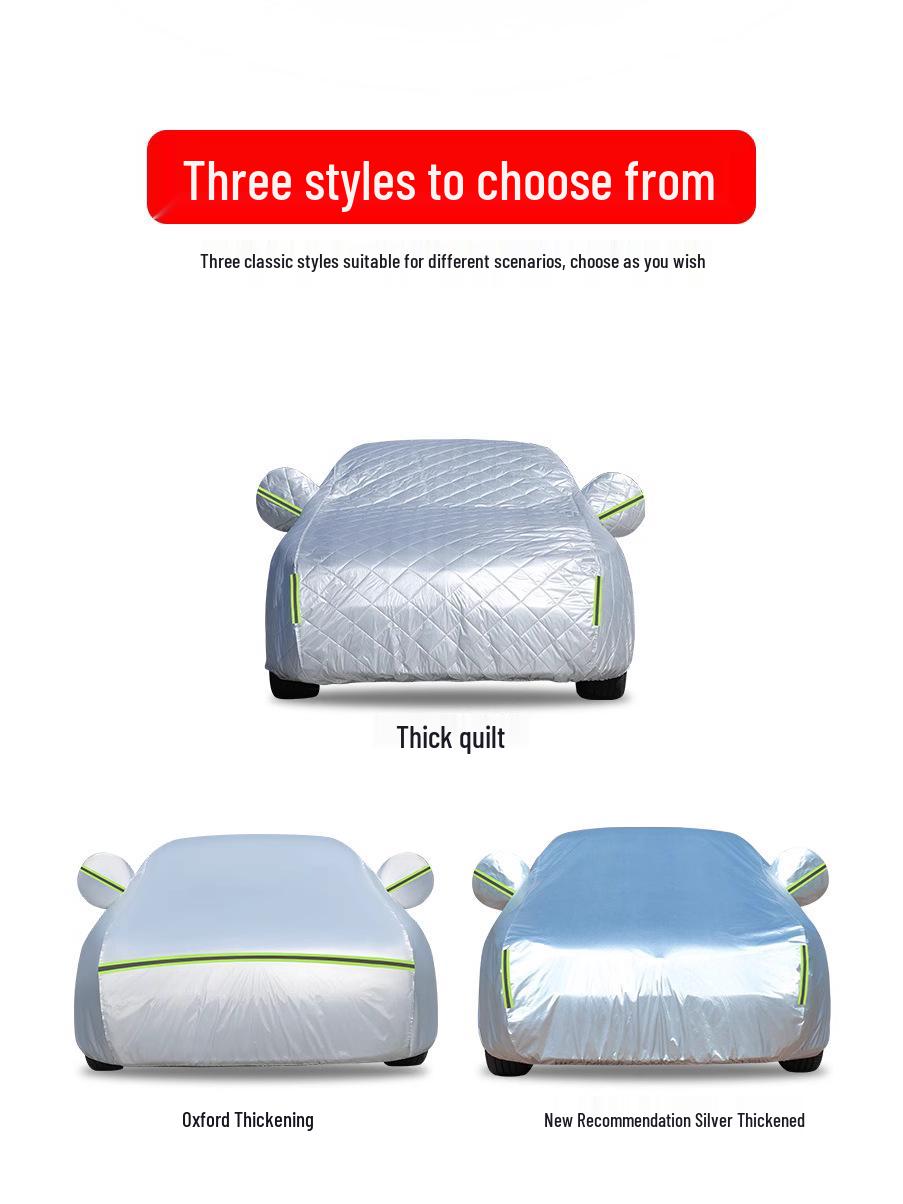 Enhanced All-Weather Car Cover for Tesla Model 3/Y - Hail, Sun, Frost, and Snow Protection Model 3 [Oxford Thickened]