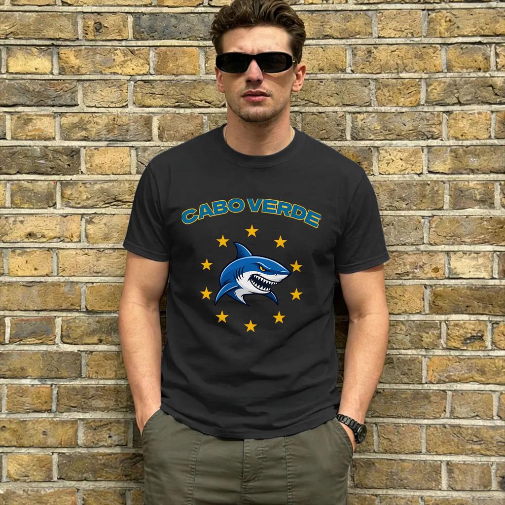 Cabo Verde Vozinha Tshirt Summer Popular T Shirts Adult Cotton Oneck Plus Size Top Tees Short Sleeves Y2k Basic Tops