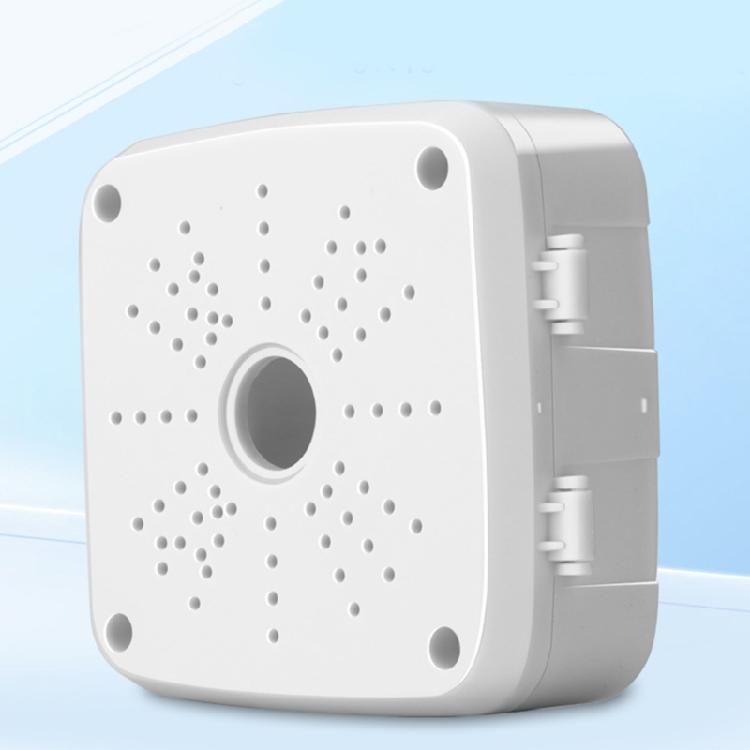 Versatile Hoisting Camera Mounting Junction Box Plastic Enclosure With Integrated Cable Storage Ceiling Wall Mountable