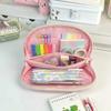Style Large Capacity Pencil Case For Students With Fabric Material And Simple Design