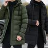 Winter Parkas Men Long Hooded Outerwear Coat Thick Warm Fashion Casual Hooded Parka Jackets Mens Waterproof Coat Plus Size