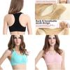 Women Breathable Padded Sports Bra With Hollow Out Design And Pure Color