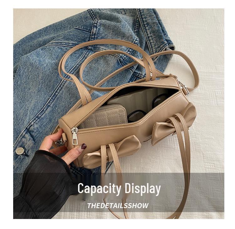 2024 Women's Niche High-End Bow Pillow Handheld & Crossbody Bag