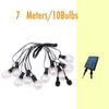 7/12M Solar Led G40 Globe Christmas Garland Street Fairy String Light Wedding Bulb Outdoor Lamp For Party Holiday Garden Light
