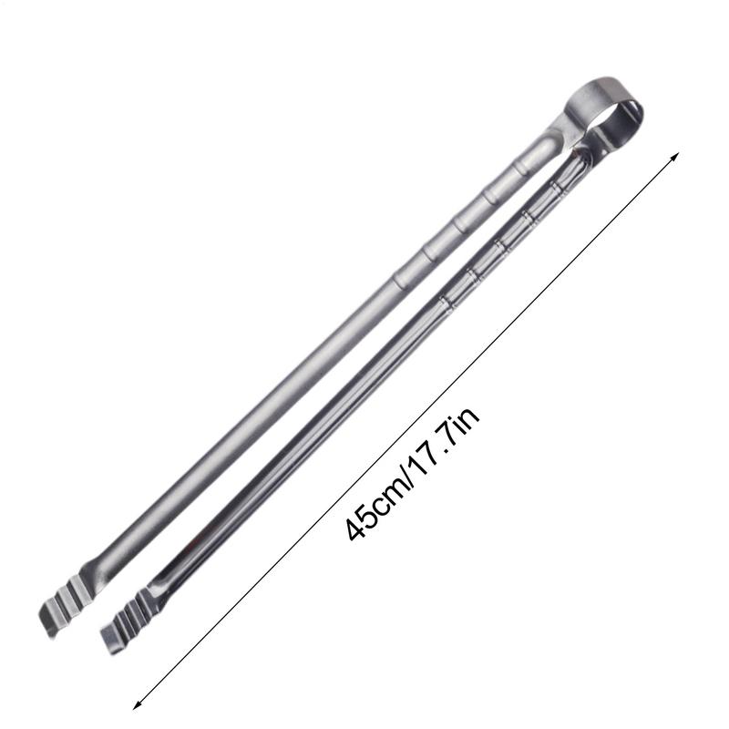 BBQ Tongs For Grill Extended Thickened Barbecue Tongs Ergonomic Kitchen Gadget For Food Meat Sausage Fish Vegetables