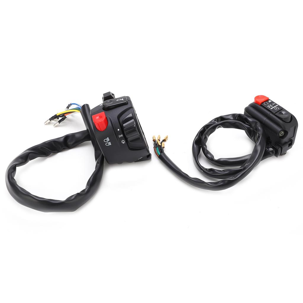 7 8in Handlebar Switch 12V Motorcycle Headlight Fog Lamp ON OFF Control Waterproof Replacement for Yamaha SR400