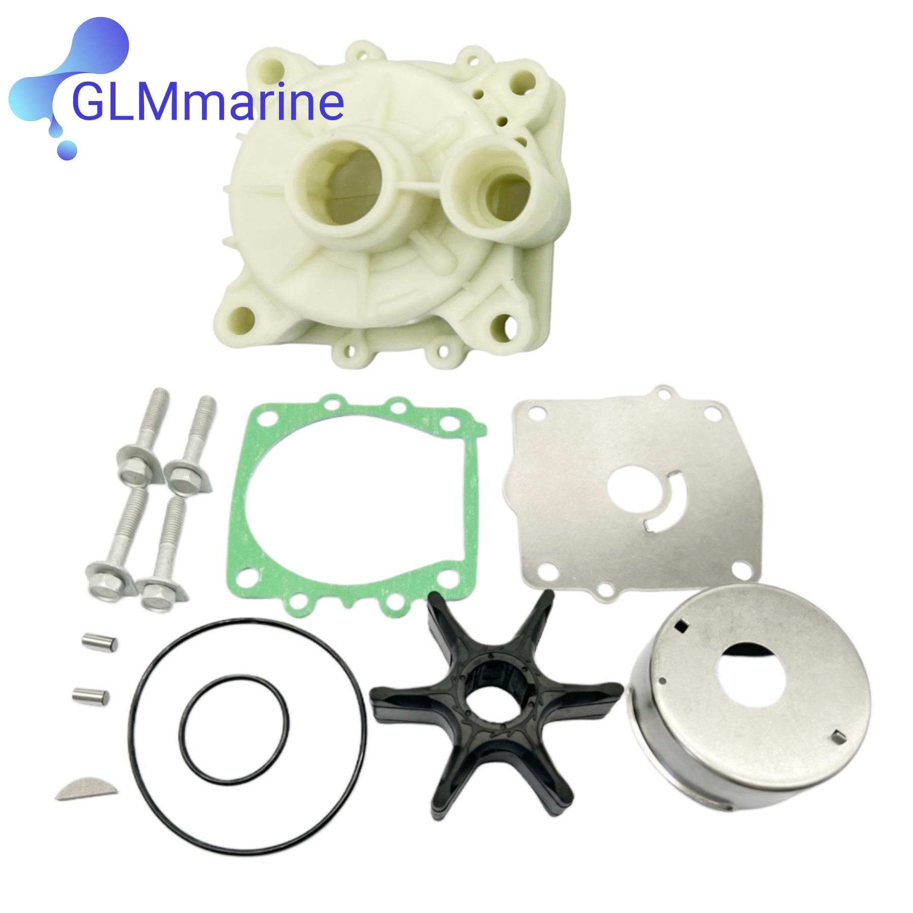 6E5-W0078-A1 Water Pump Impeller Repair Kit Fits for Yamaha 2 Stroke 115 130 HP Motor Replaces 6E5-44311-00 6E5-W0078-01 6E5-44311-00
