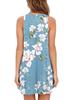 2020 Sleeveless European-American Floral Pocket Beach Dress