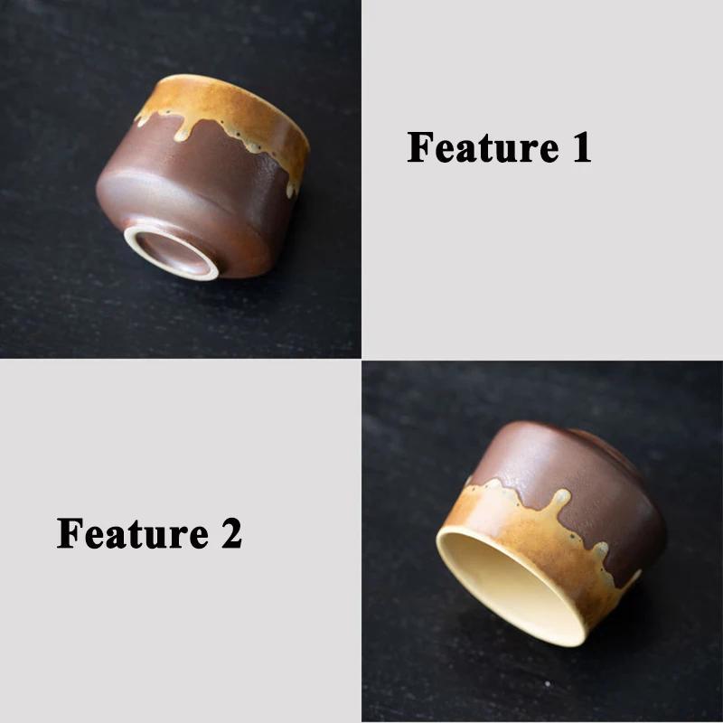 Cana Ceramică Japoneză Vintage Ceramică Brută Băutură Singură Gătit Ceai În Jurul Sobei Ceașcă de Cafea Cadouri pentru Casă Birou