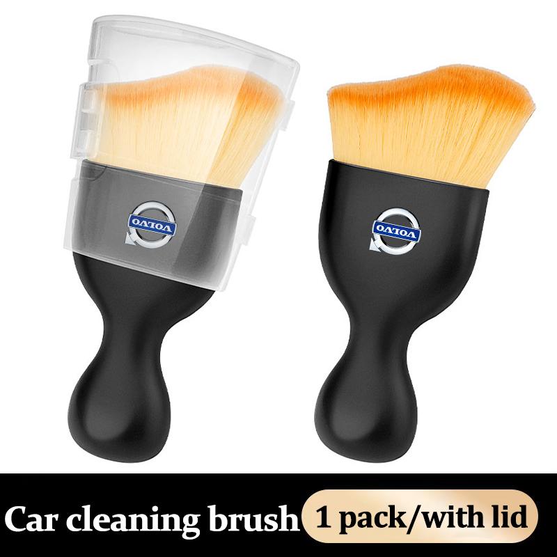 

Keychain Car Air Vent Cleaning Soft Brush With Casing Clean Tool Dusting Crevice BrushFor Volvo Rdesign V60 V40 XC90 V50 V70 S90