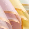 10 Sheets Flower Wrapping Paper with Golden Edges, Waterproof Bouquet Packaging - Ideal for DIY Weddings & Birthdays 2035