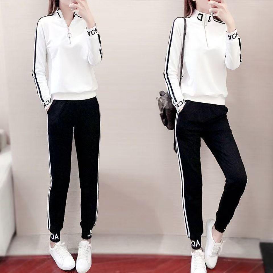 Women's Trendy Hoodie Running Set - Autumn/Winter 2025 Fashionable Two-Piece
