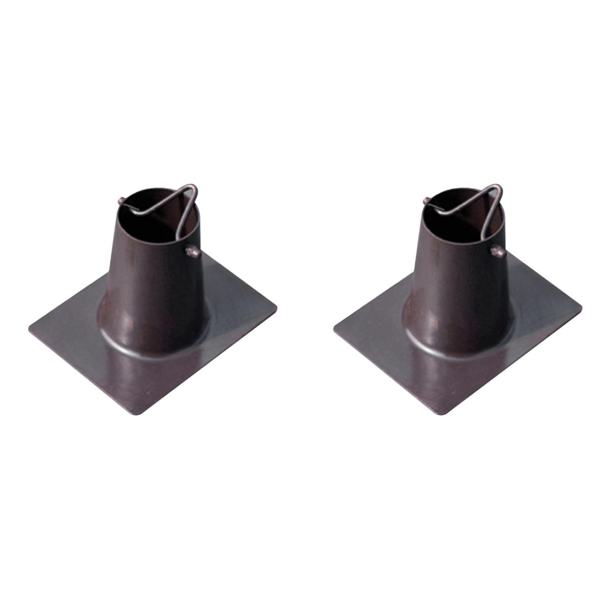 

BAAU 2X Rain Chain Gutter High-Quality Arched Rain Chain Gutter Adapter for Rainwater Pipe Outlet NONE