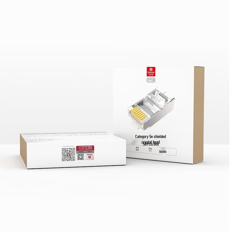 BIAZE Cat5e Shielded RJ45 Network Connector