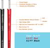 18 AWG Silicone Wire Set – 2.5m Red + 2.5m Black – Flexible Tinned Copper Cable – High Temperature Resistant