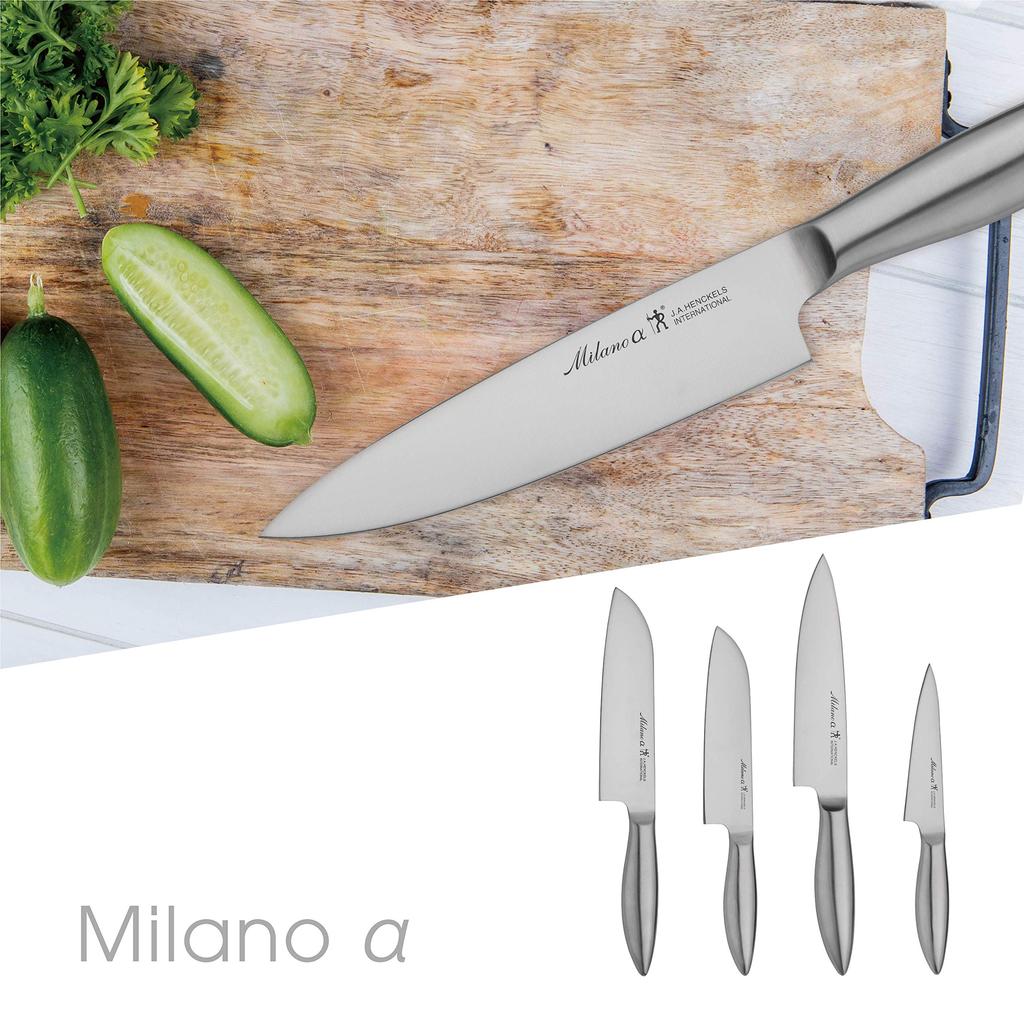Henckels Santoku Knife 180mm Made In Stainless Steel Dishwasher Safe Made In Seki Gifu Prefecture Japanese "Milano Japan" City, [Authorized Product]