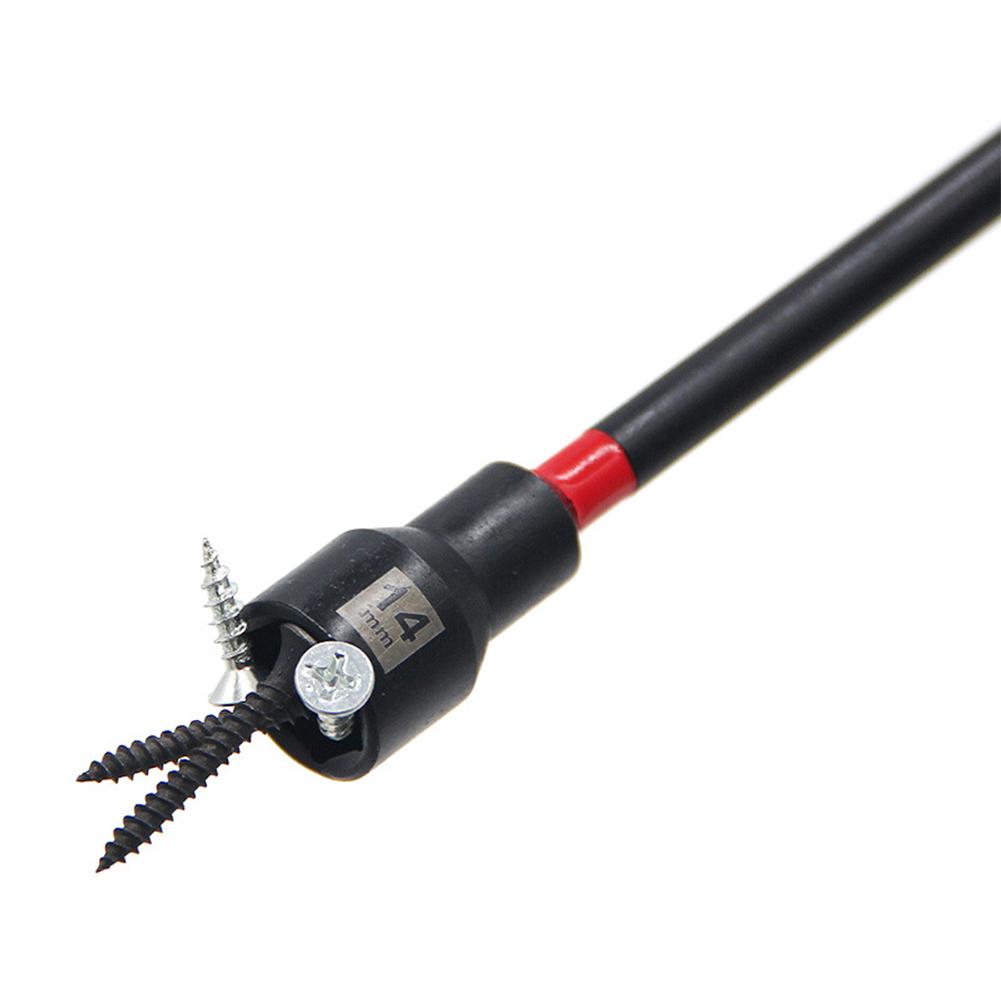 5PCS 6 Inch Magnetic Long Nut Driver 8-14mm For Impact Drill Long Shank Nut Driver Bits Hex Socket Adapter