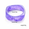 European and American popular smudged coffee bracelet resin women's arc bracelet student girlfriend ring jewelry