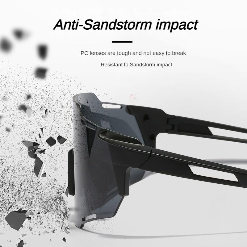 2pcs UV400 Sports Men Sunglasses Road Bicycle Cycling Glasses Mountain Bike Riding Protection Goggles Eyewear