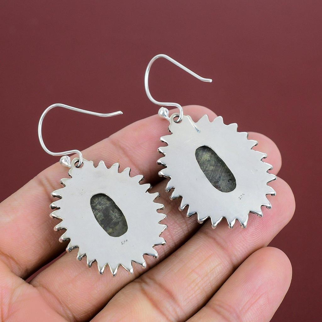 Dragon Bloodstone Earring 925 Sterling Silver Earring Handmade Stylish Earring Elegant Jewelry Very Pretty Gemstone Earrings Gifts For Women