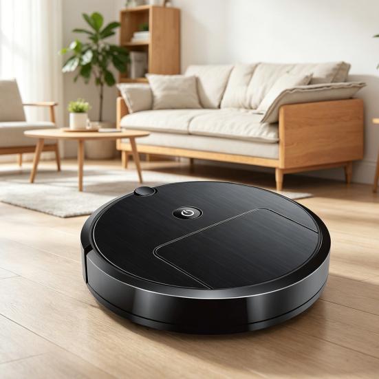 Sweeping Robot USB Fully Automatic Mopping And Vacuum Cleaner One-Click Start Powerful Cleaning Robot Slim Silent Mopping Robot for Home Office