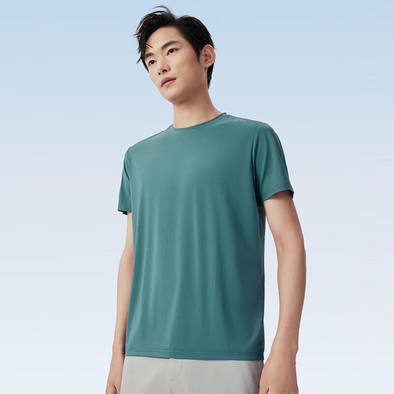 Hodo Men's Solid Color Quick-Dry Round Neck T-Shirt