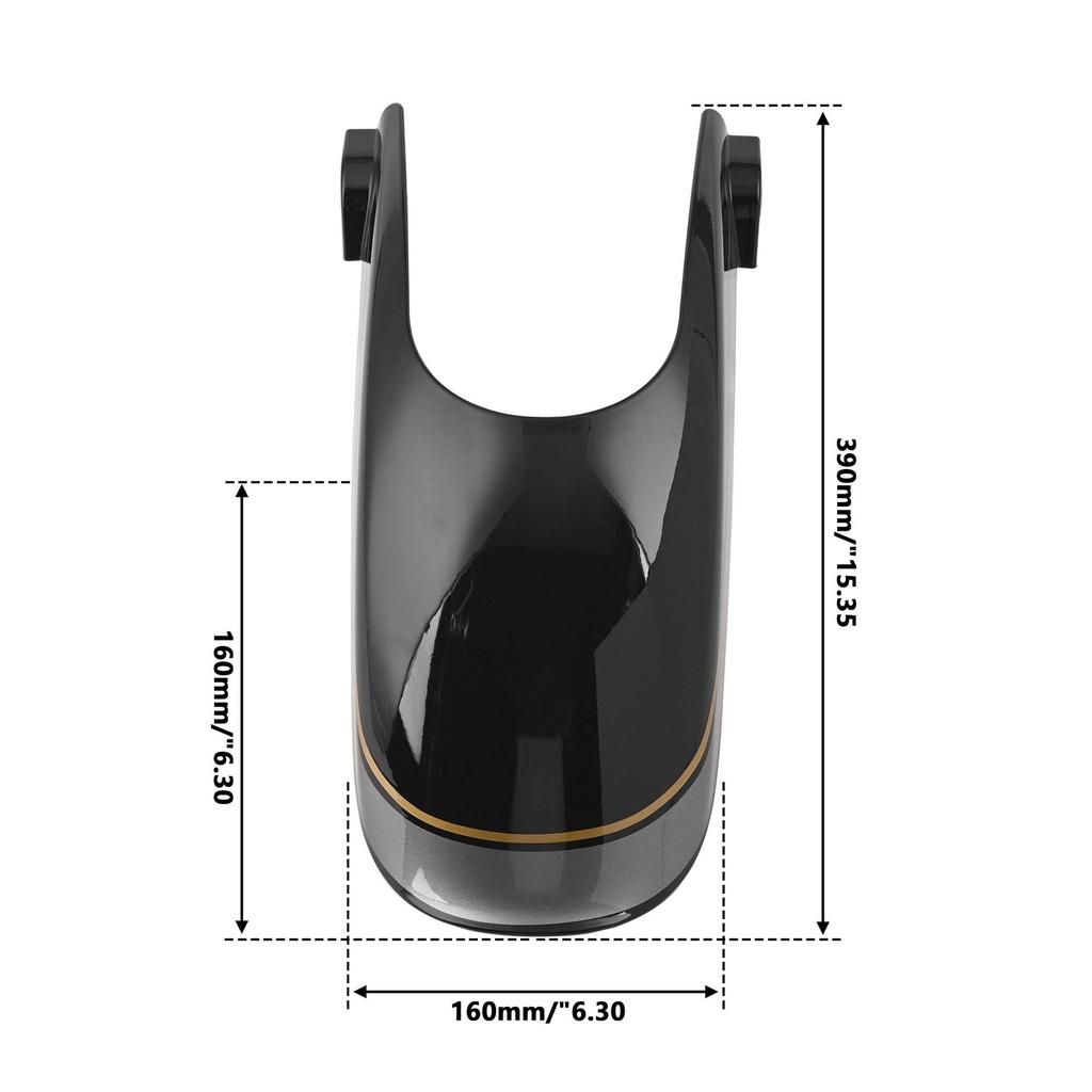 Compatible with Wu Ji CU625 Front Fender Retro Mudguard Extension for Sand and Water Protection