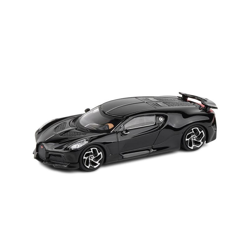 Black Night Bugatti Alloy Car Model 164 Festival Gift Collectors Display Toys