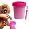 Pet Dog Foot Wash Cup Silicone Pet Paw Wash Cup Dog Paw Cleaner (1 Piece) Rose Red Yu