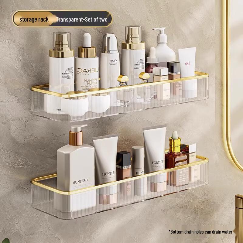 Wall-Mounted Bathroom Storage Shelf