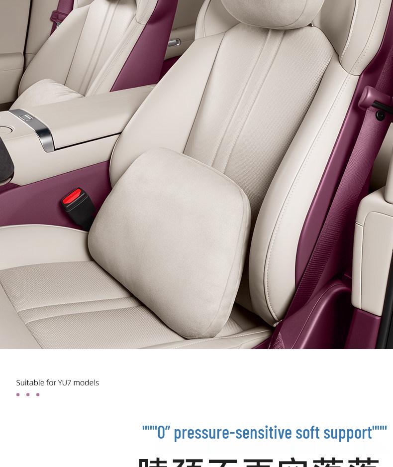Neck Protection Pillow for Xiaomi YU7/Ultra Car - Magnetic Headrest & Lumbar Support