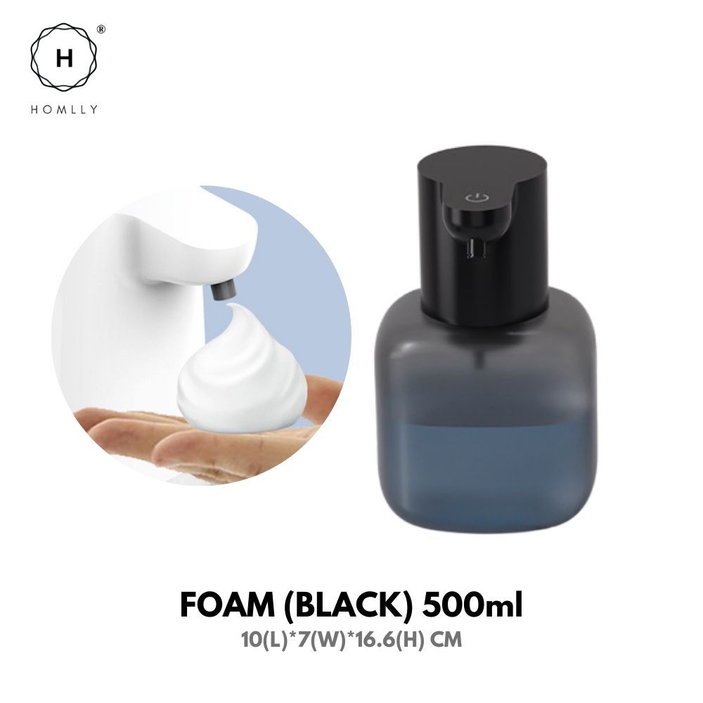 Homlly Automatic Sensor Adjustable Foaming Soap Gel USB C Rechargeable Dispenser (500mL) (X2PCS)